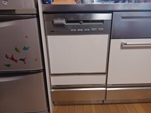 新潟キッチン取付け隊　スライドオープン食洗機の取替　施工前